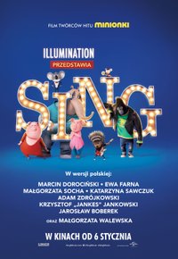 Plakat Filmu Sing (2016)